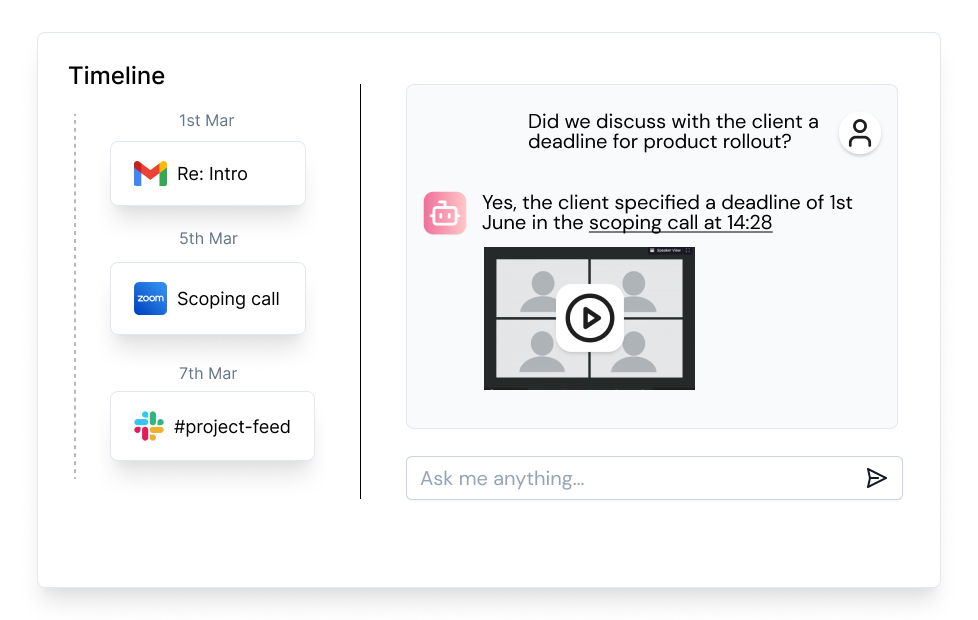Chat with your conversation history